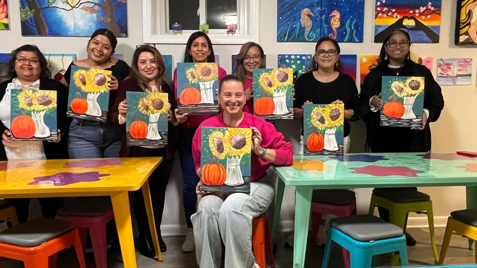 Open painting sessions