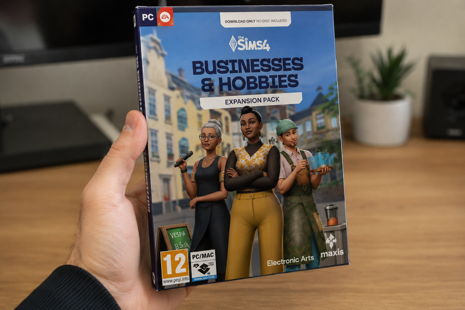 The Sims 4 Businesses & Hobbies - PC Retail Packaging