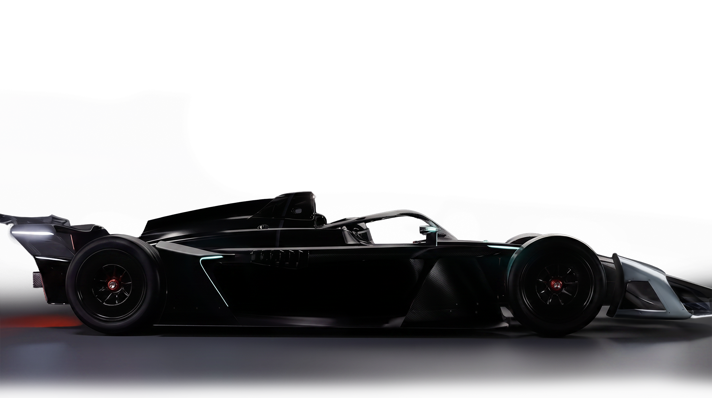 Formula E GEN4 race car side view