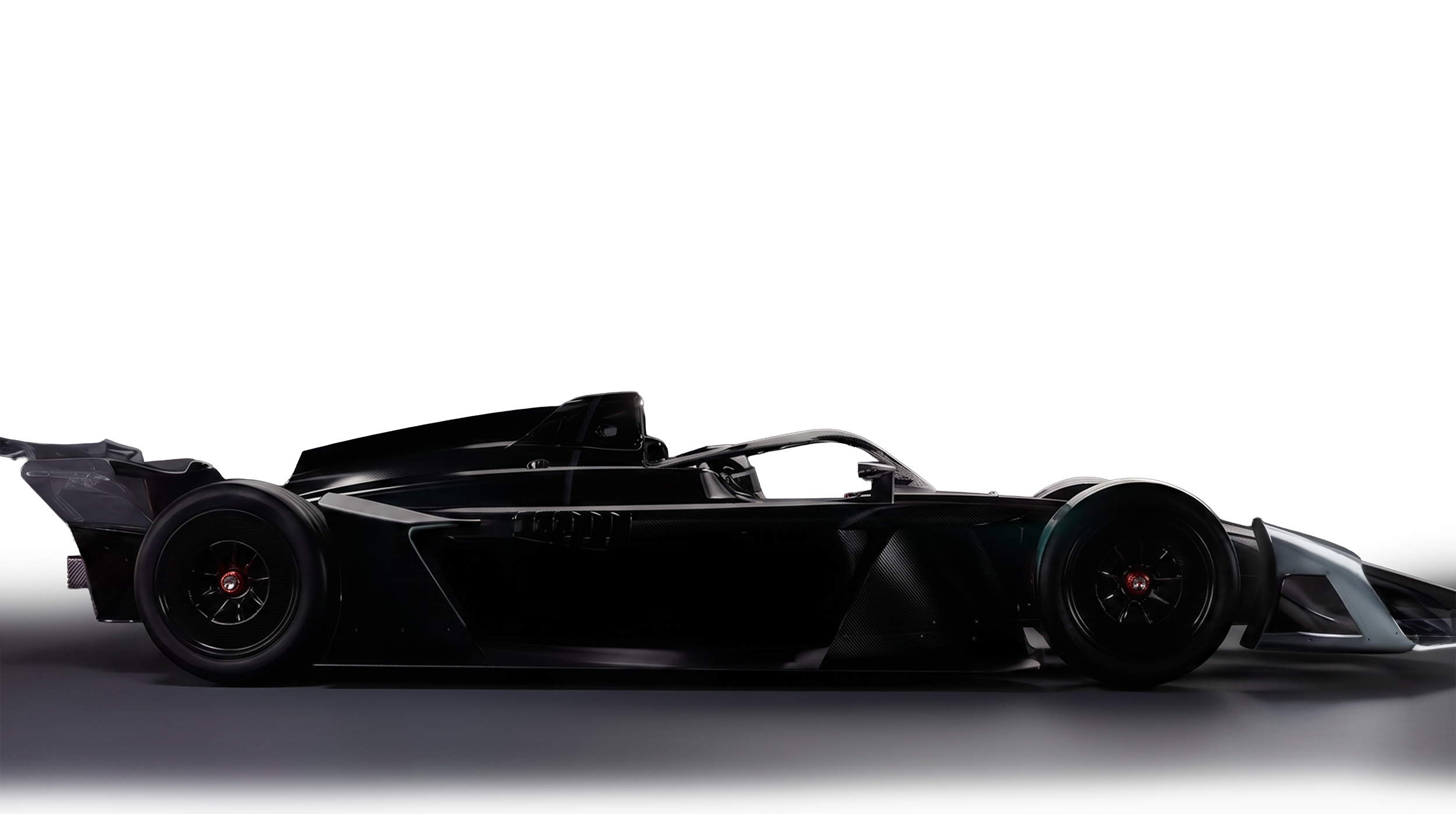Formula E GEN4 race car side view