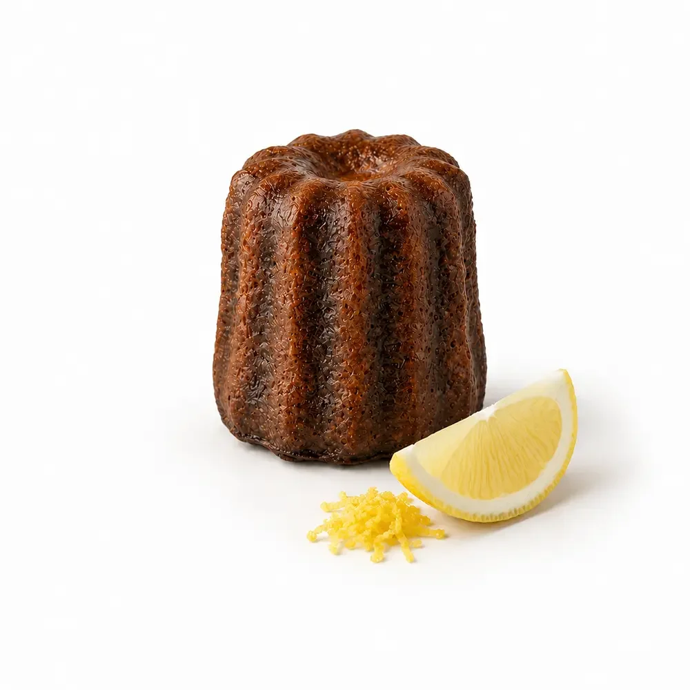 Canelé arrangé au citron