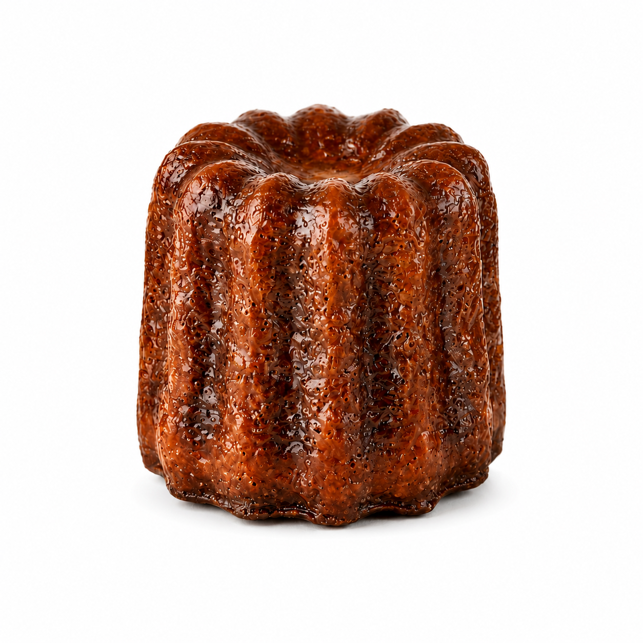 canele gros sur fond blanc