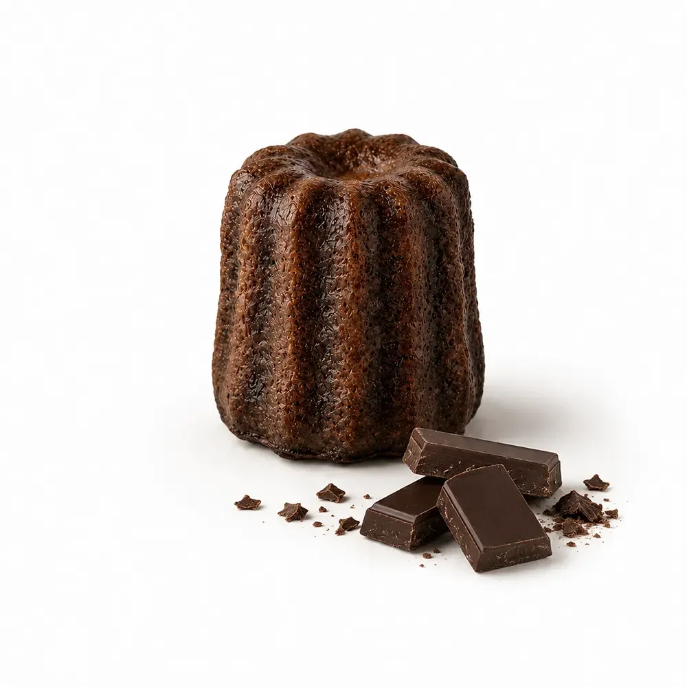 Canelé arrangé au chocolat