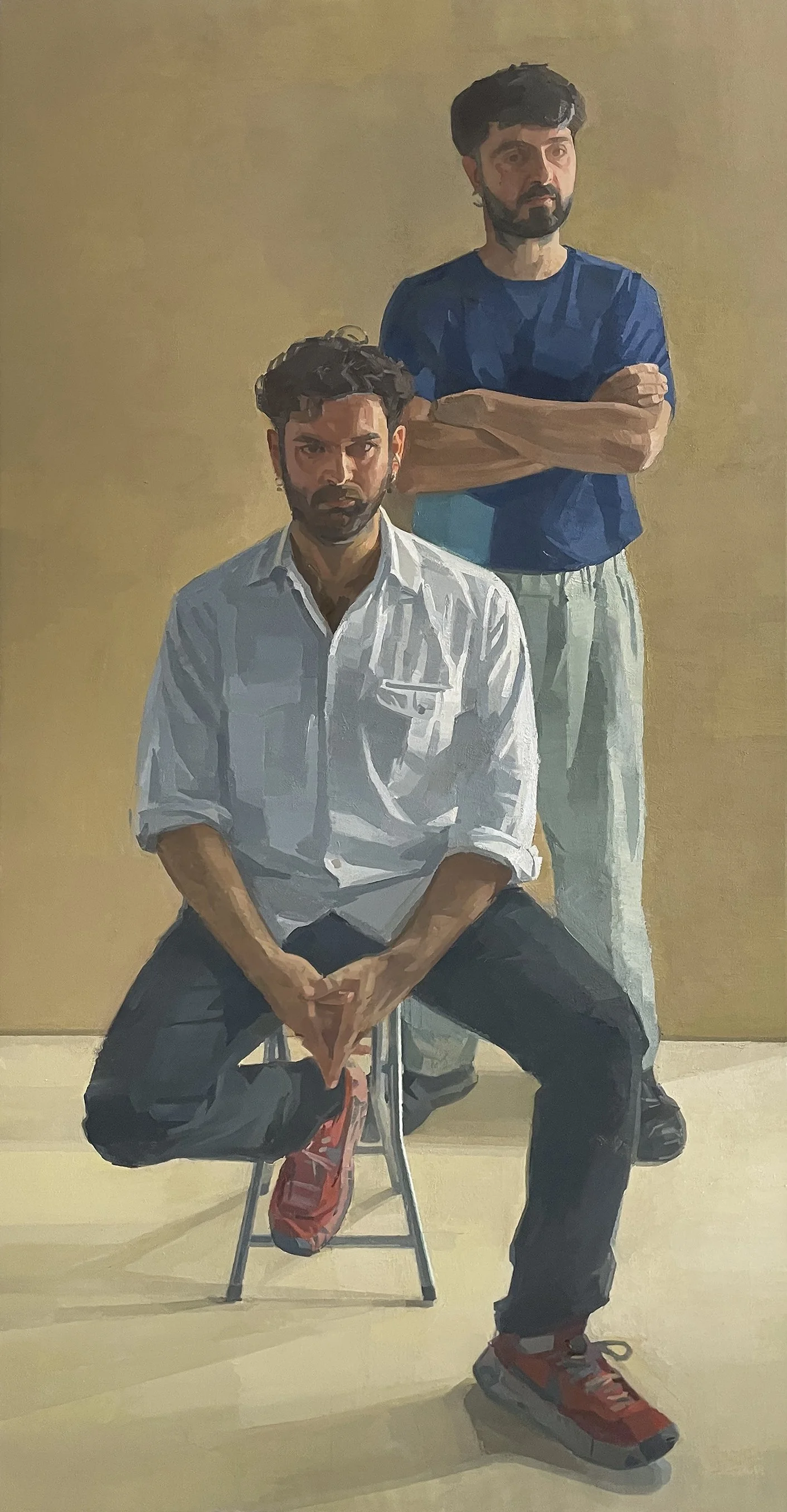 𝘒𝘰𝘶𝘳𝘰𝘪, oil on canvas, 190 × 100 cm