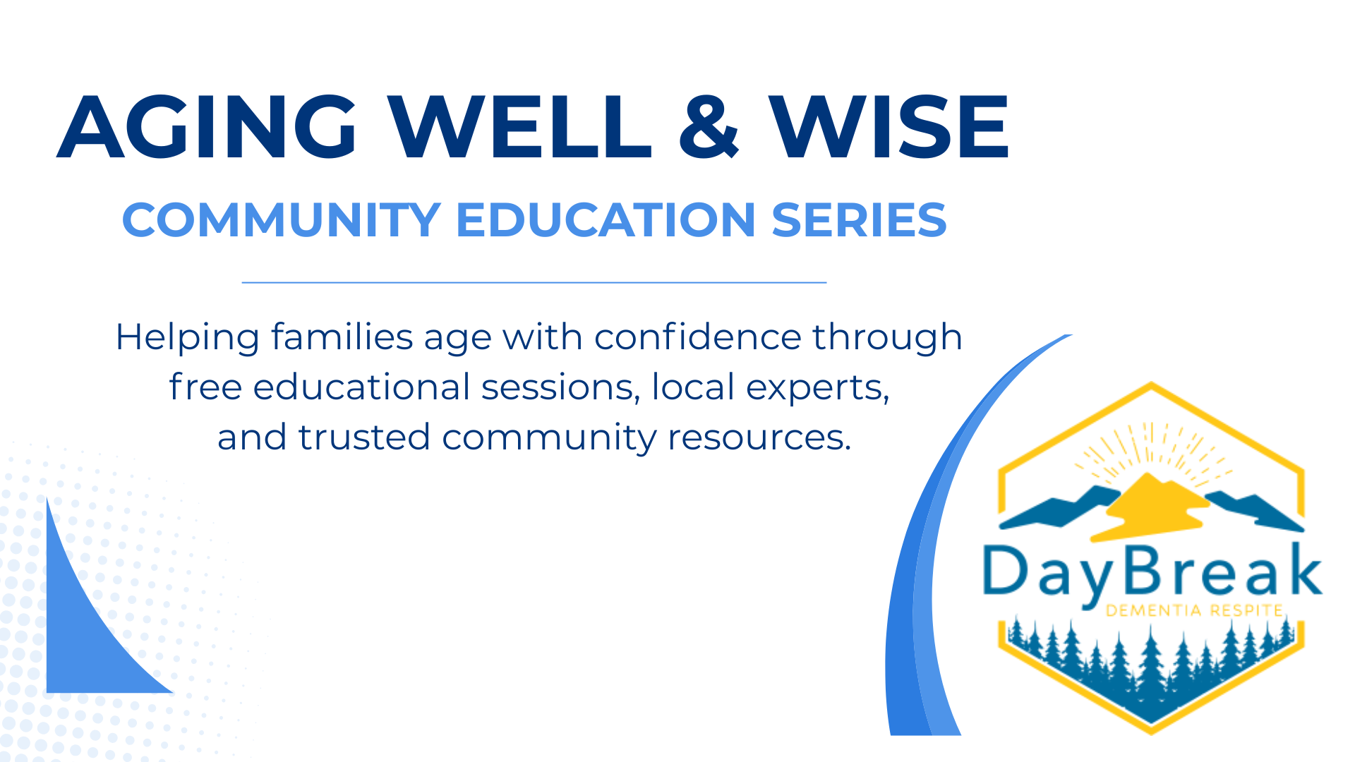 Aging Well &amp; Wise | Senior Health Fair &amp; Local Resource