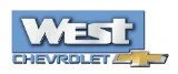 West Chevrolet logo with blue background and gold Chevrolet emblem.