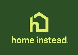 Home Instead logo with green house outline and lowercase company name.