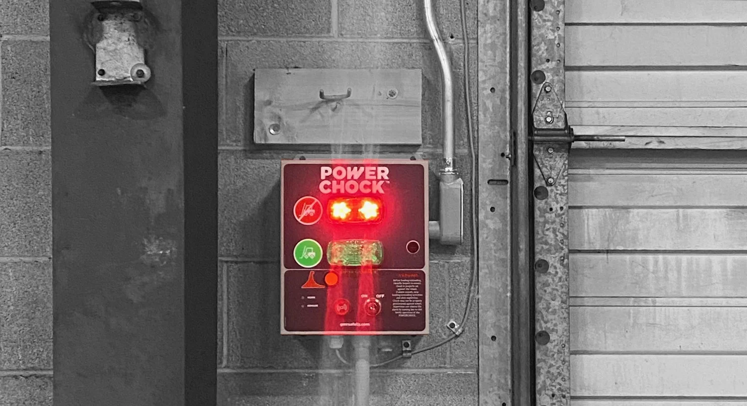 Loading Bay Safety Systems Interlock with the loading door, ensuring safety for loaders and consistency with safety protocols