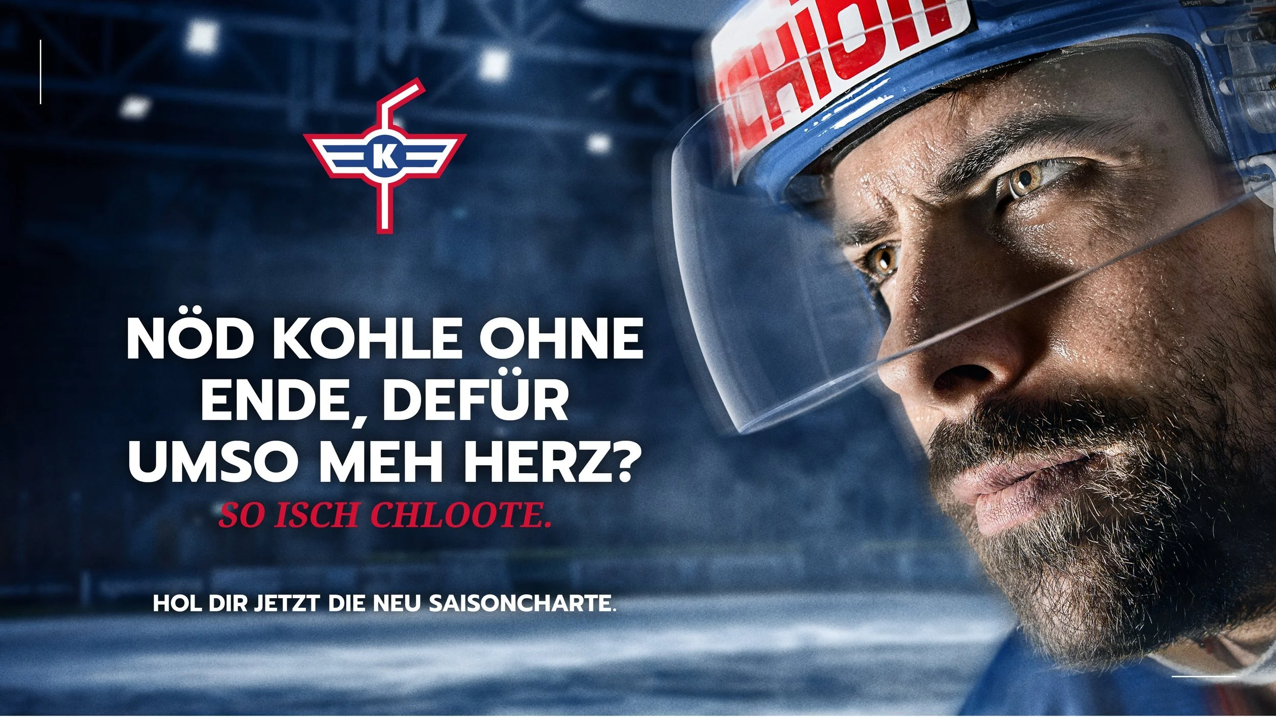 EHC Kloten Saisonkarten-Kampagne – Keyvisual 4, High-End-Retusche Bildergut