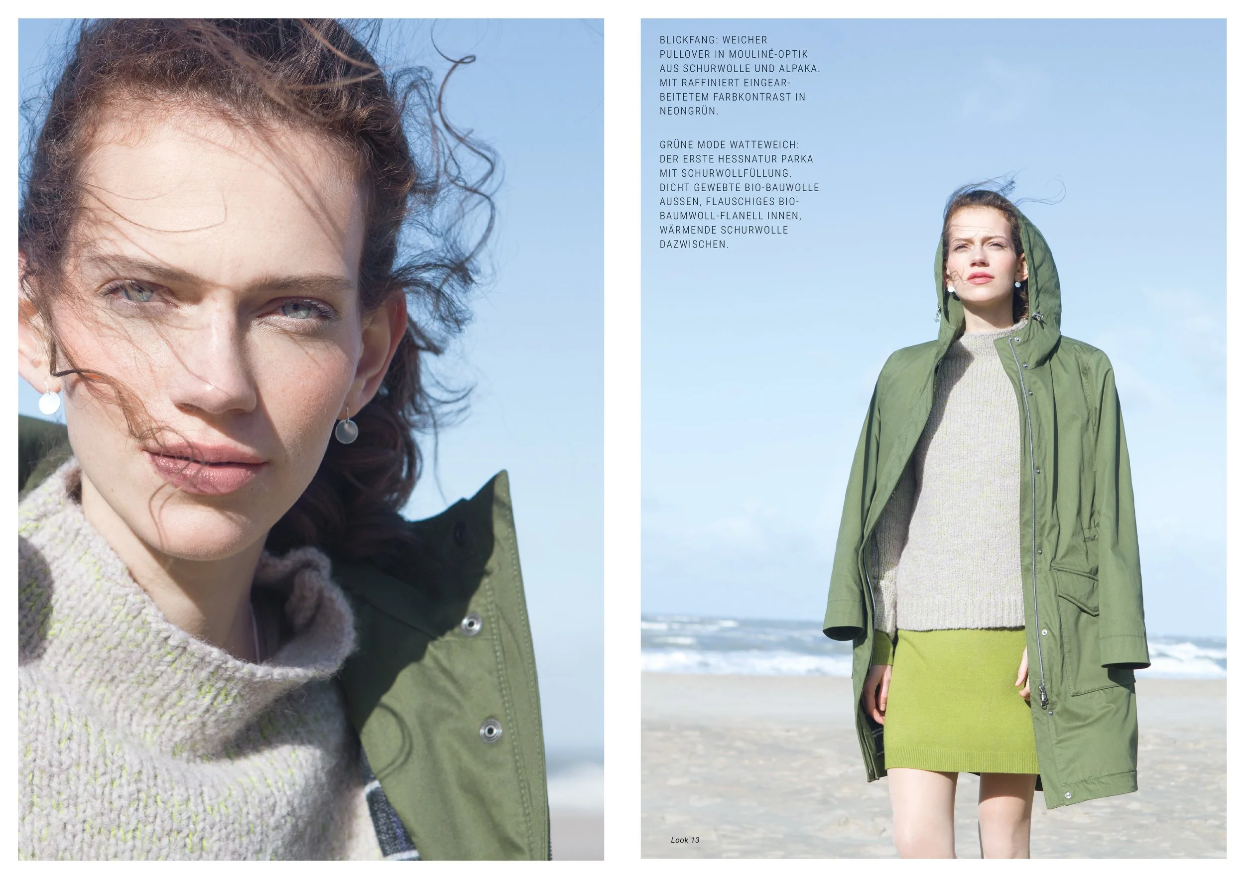 Hess Natur Lookbook FW 2018 – Beauty-Motiv 10, High-End-Retusche Bildergut