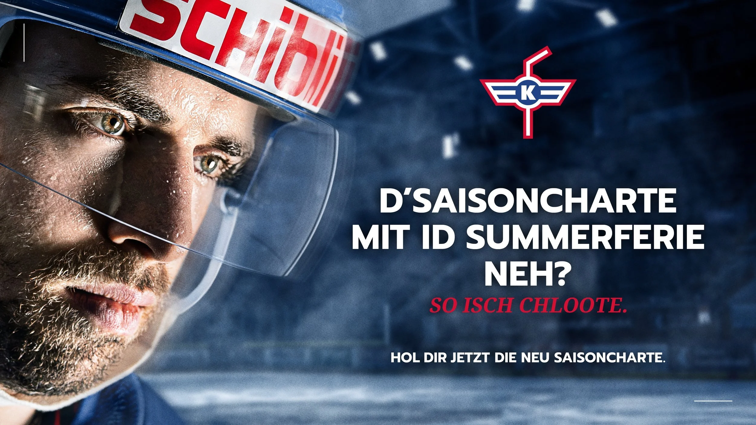 EHC Kloten Saisonkarten-Kampagne – Keyvisual 3, High-End-Retusche Bildergut