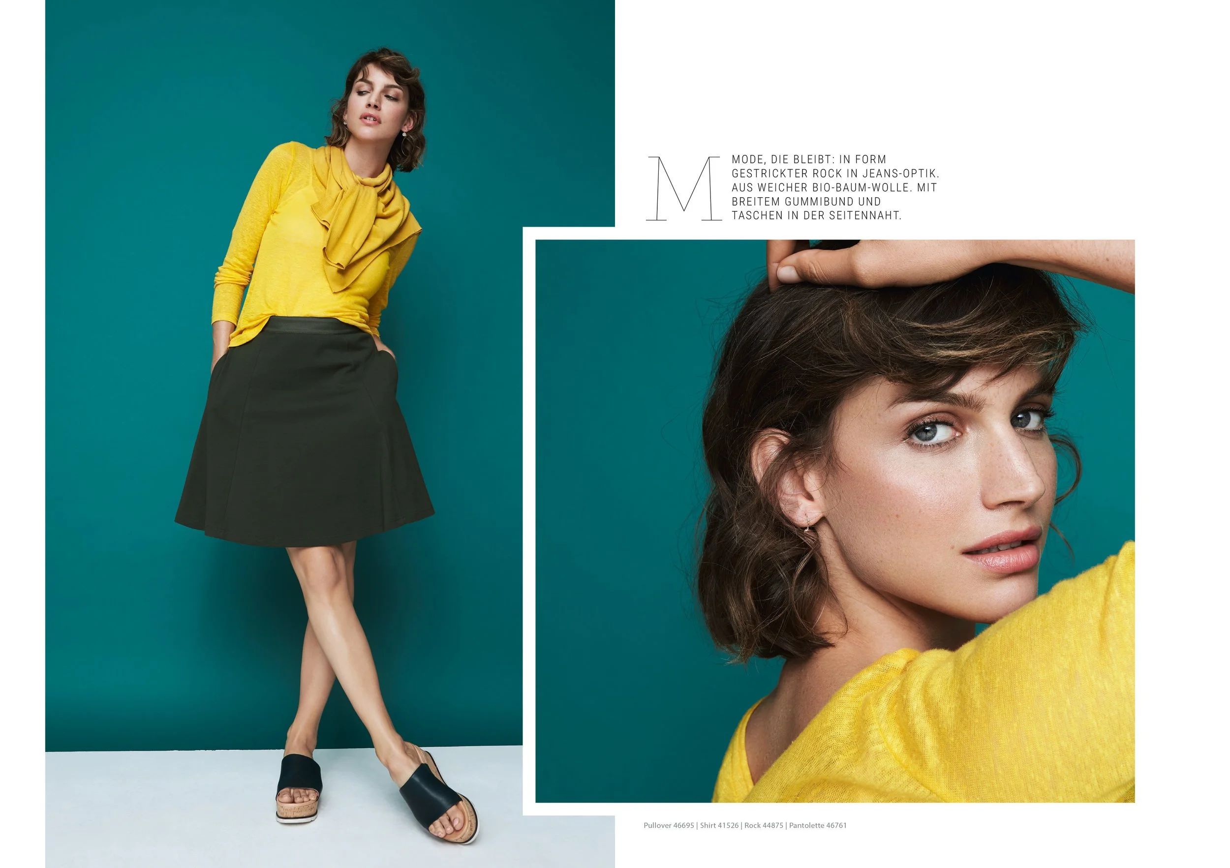 hessnatur Lookbook SS 2018 – Fashion & Beauty-Motiv 4, High-End-Retusche Bildergut.