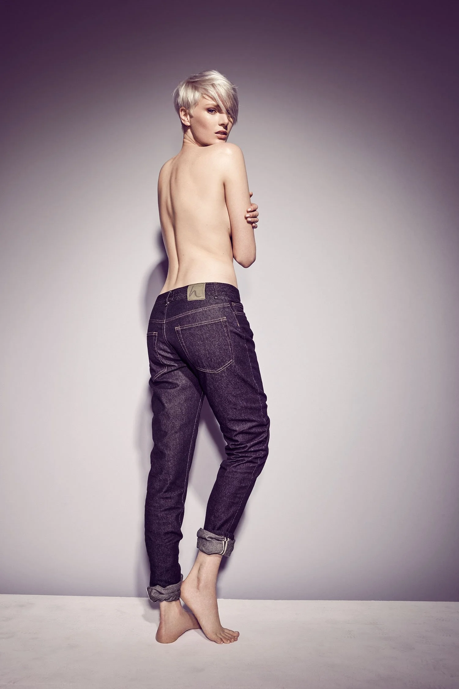 Hess Natur Selvedge Jeans – Beauty-Motiv 8, High-End-Retusche Bildergut