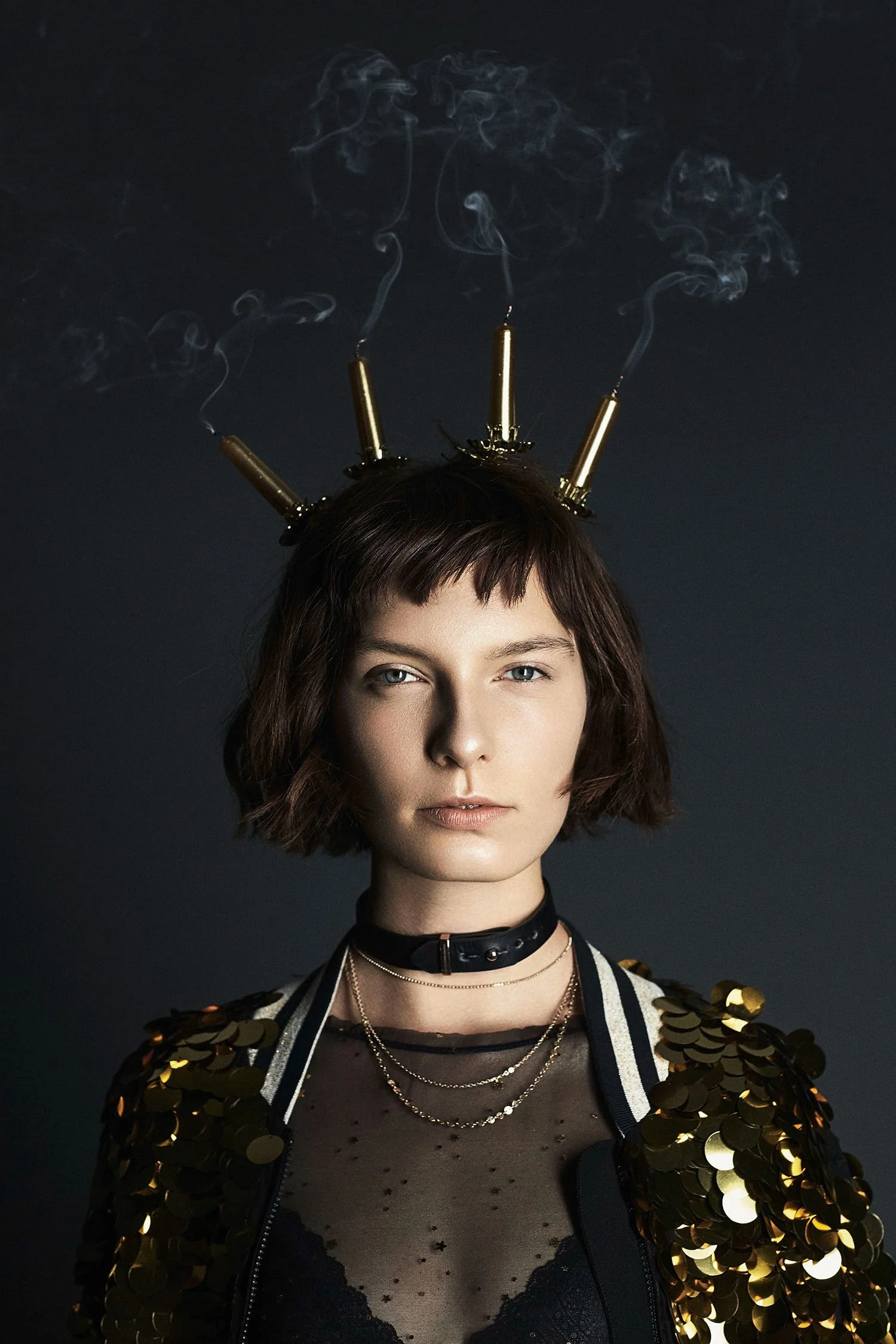 Burning Girl Blanc Magazine – Beauty-Motiv 13, High-End-Retusche Bildergut