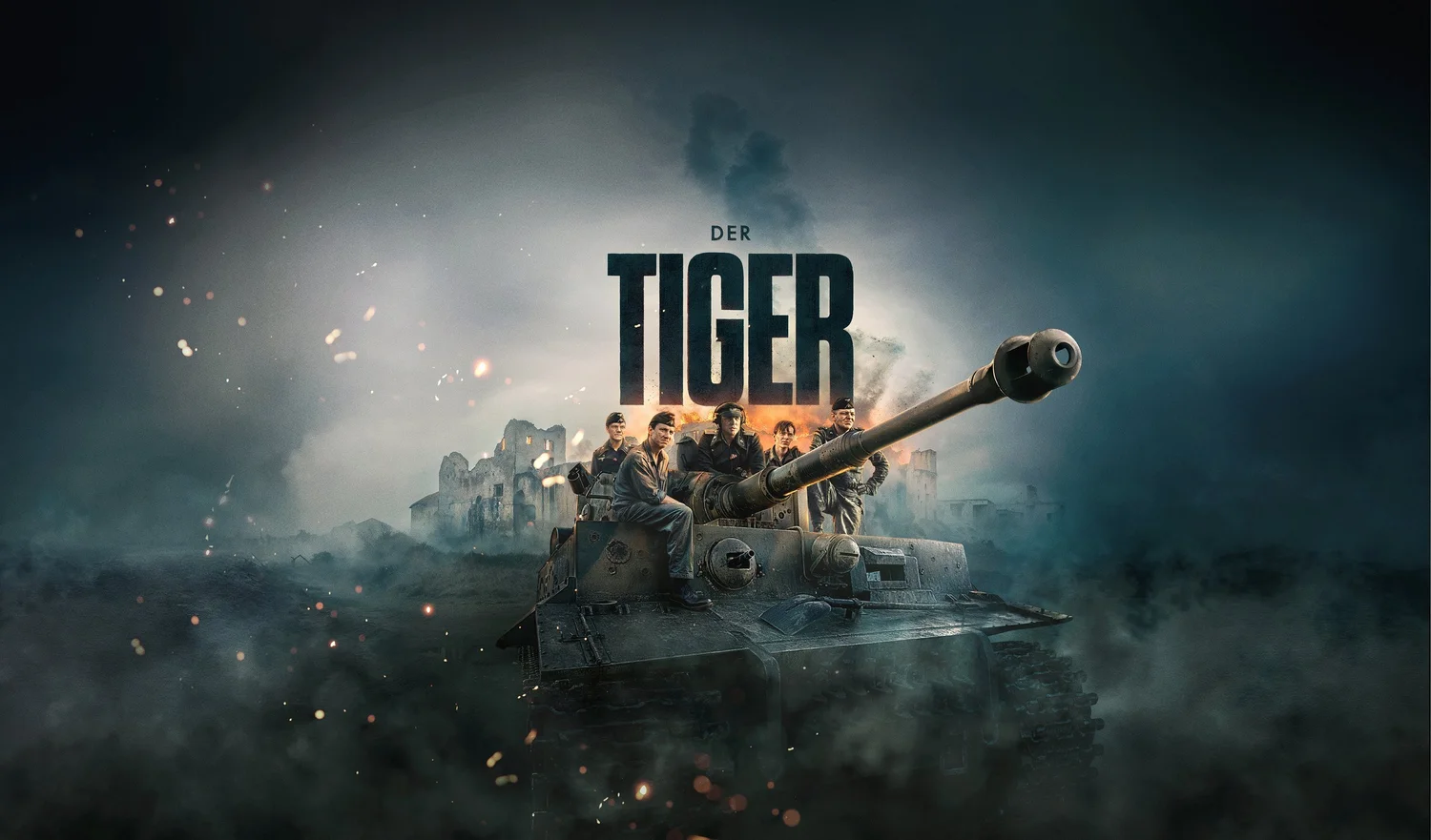 Der Tiger, Gruppenmotiv der Besatzung auf dem Panzer, Amazon Prime Video