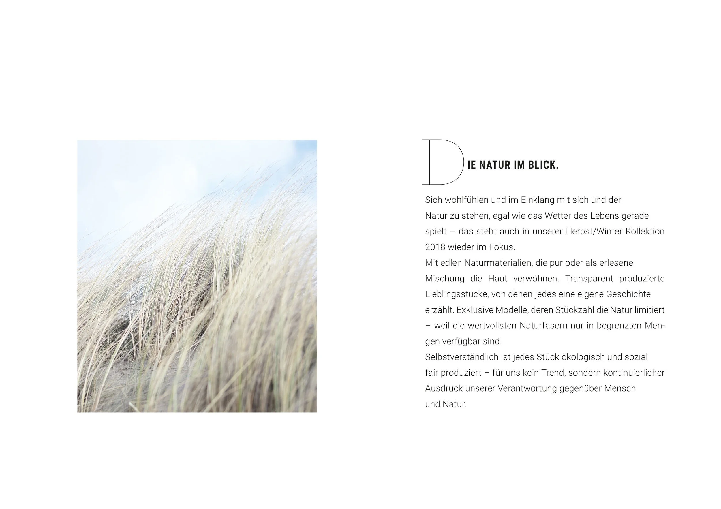 Hess Natur Lookbook FW 2018 – Beauty-Motiv 2, High-End-Retusche Bildergut