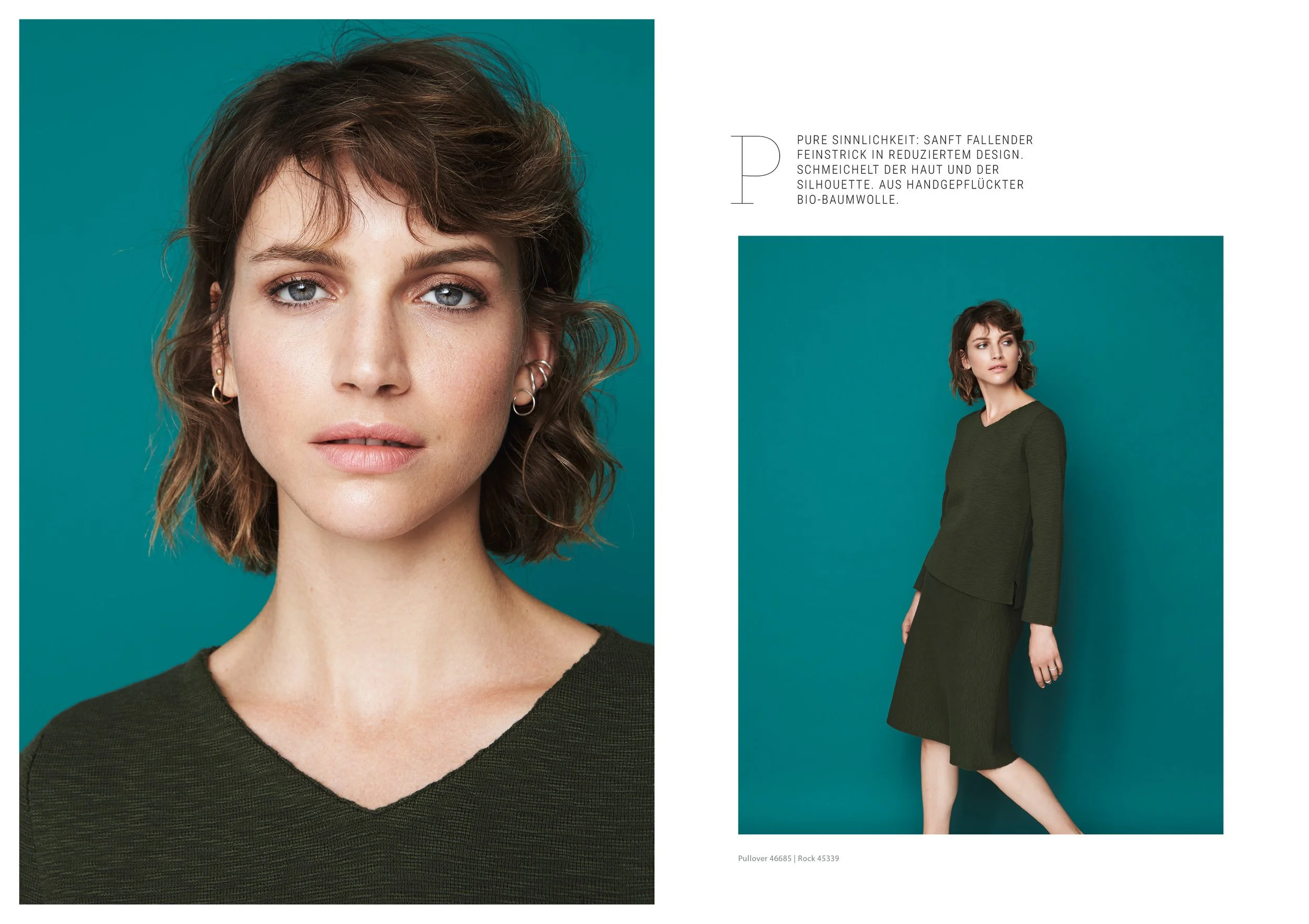 hessnatur Lookbook SS 2018 – Fashion & Beauty-Motiv 3, High-End-Retusche Bildergut.
