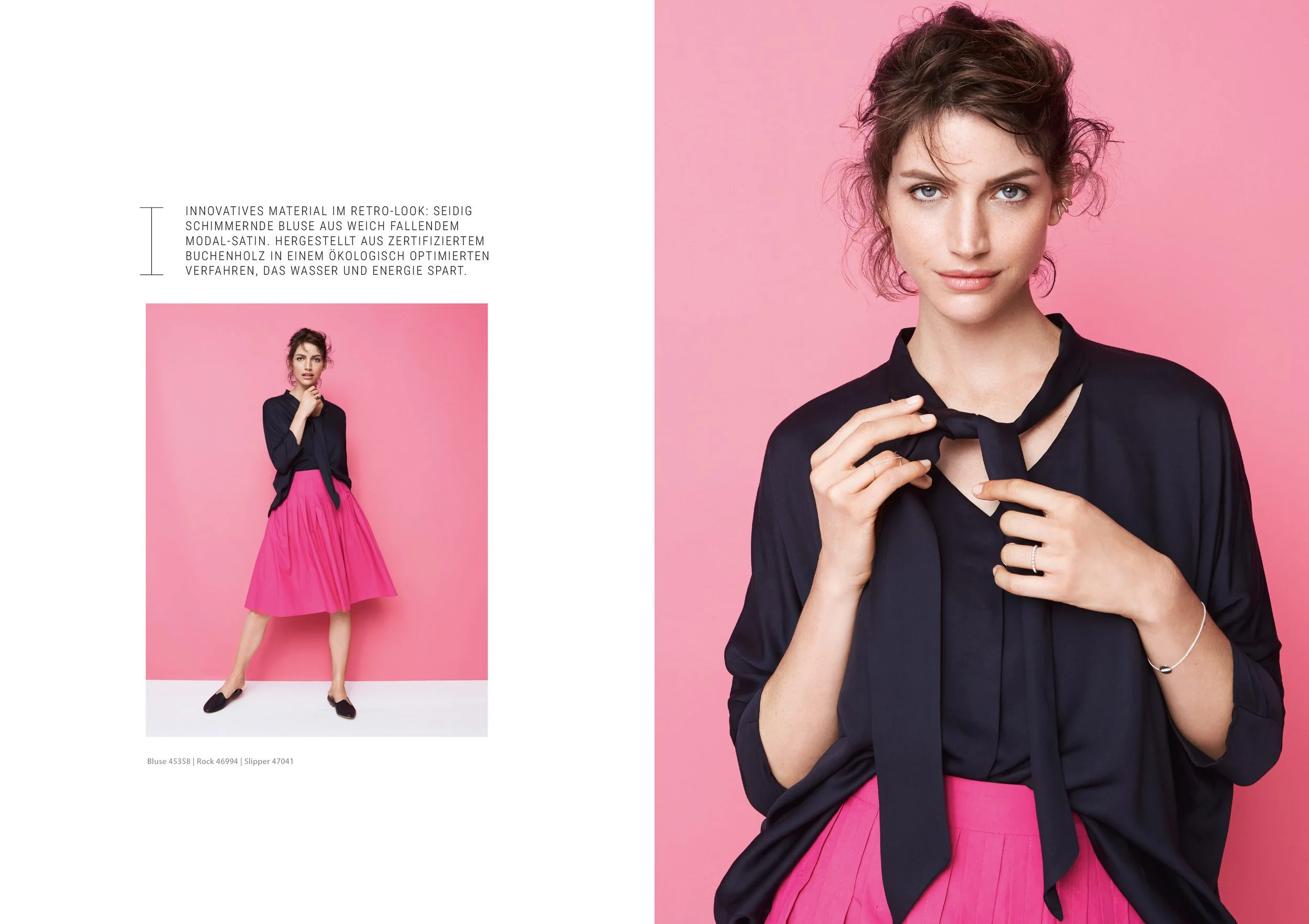 hessnatur Lookbook SS 2018 – Fashion & Beauty-Motiv 20, High-End-Retusche Bildergut.
