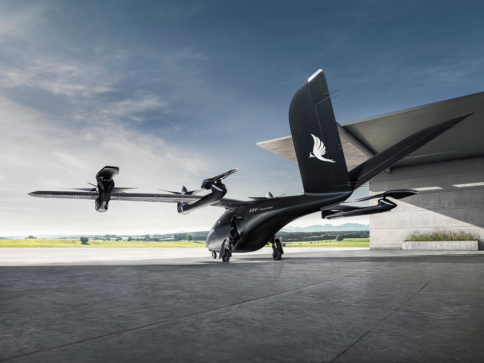 Vertical Aerospace Campagne – Product-Motiv 2, High-End-Retusche Bildergut