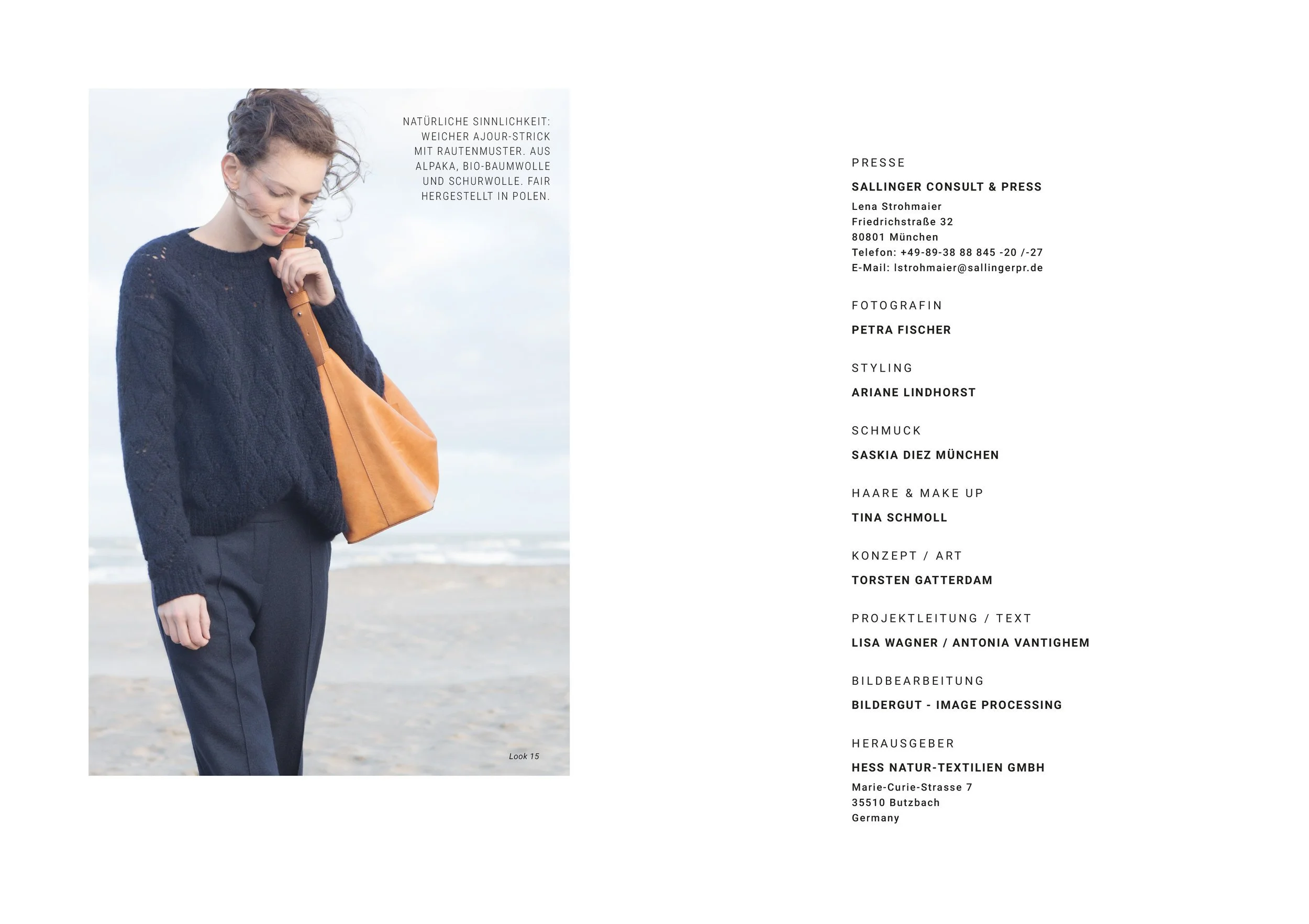 Hess Natur Lookbook FW 2018 – Beauty-Motiv 12, High-End-Retusche Bildergut