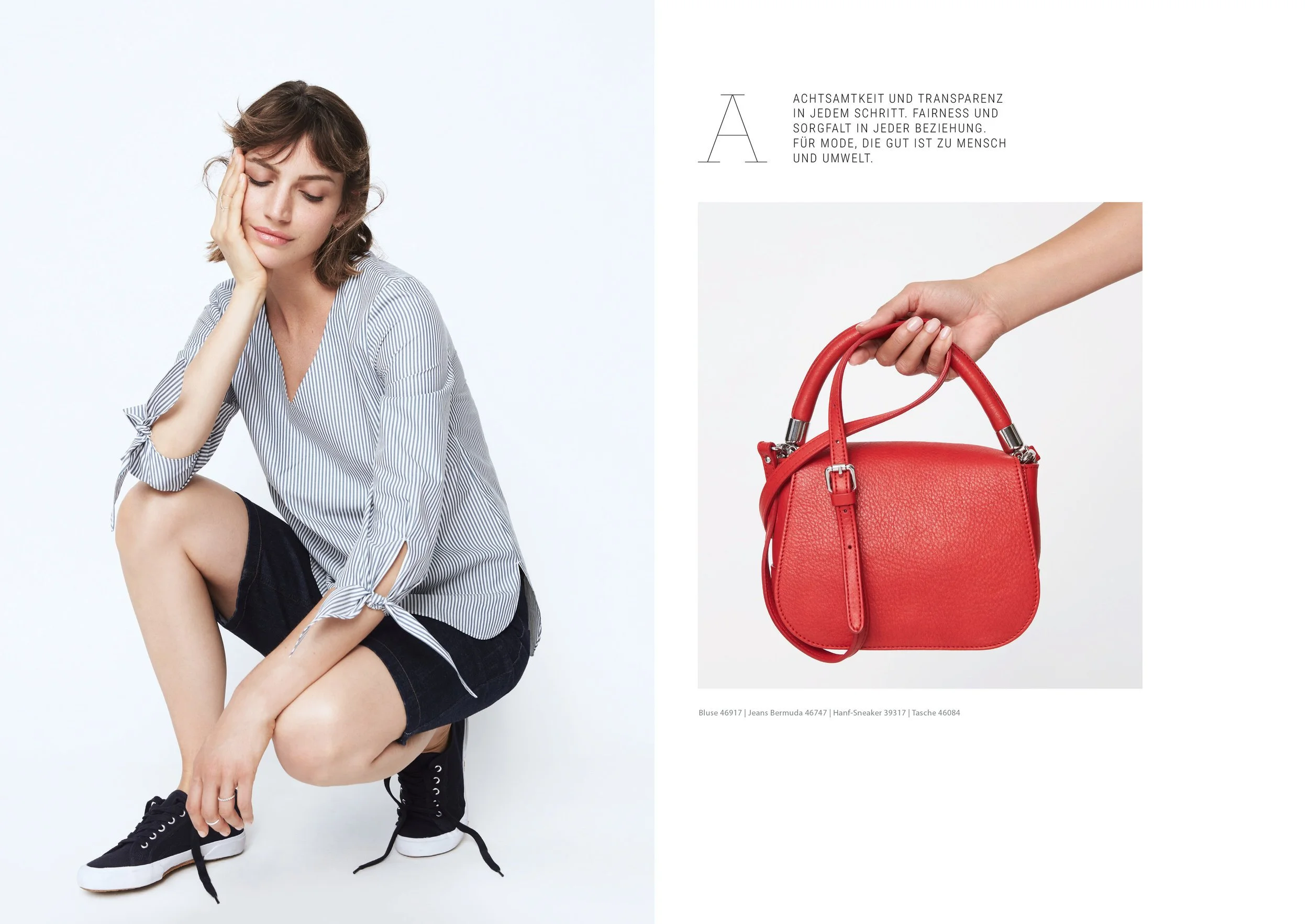 hessnatur Lookbook SS 2018 – Fashion & Beauty-Motiv 12, High-End-Retusche Bildergut.