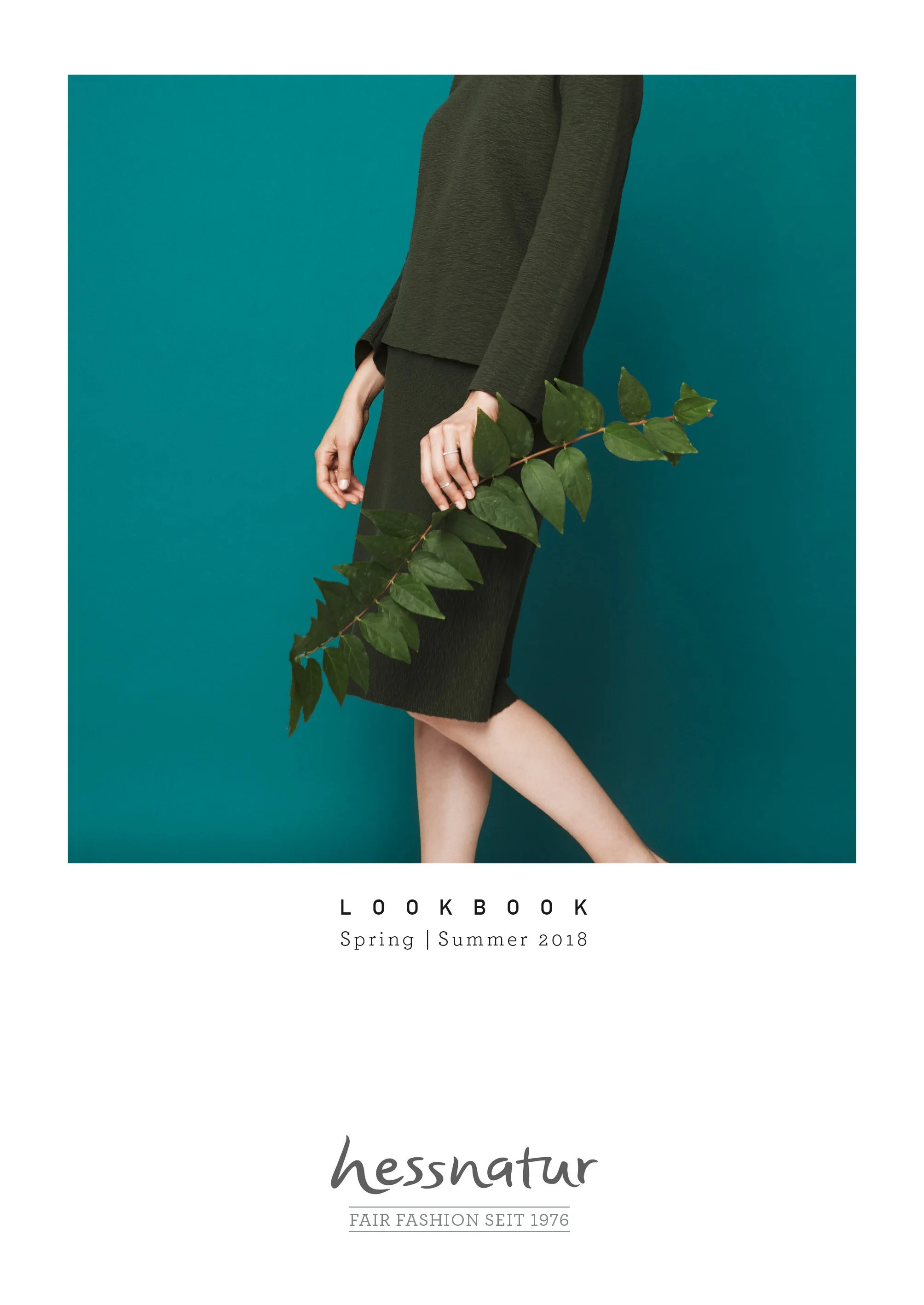 hessnatur Lookbook SS 2018 – Fashion & Beauty-Motiv 1, High-End-Retusche Bildergut.