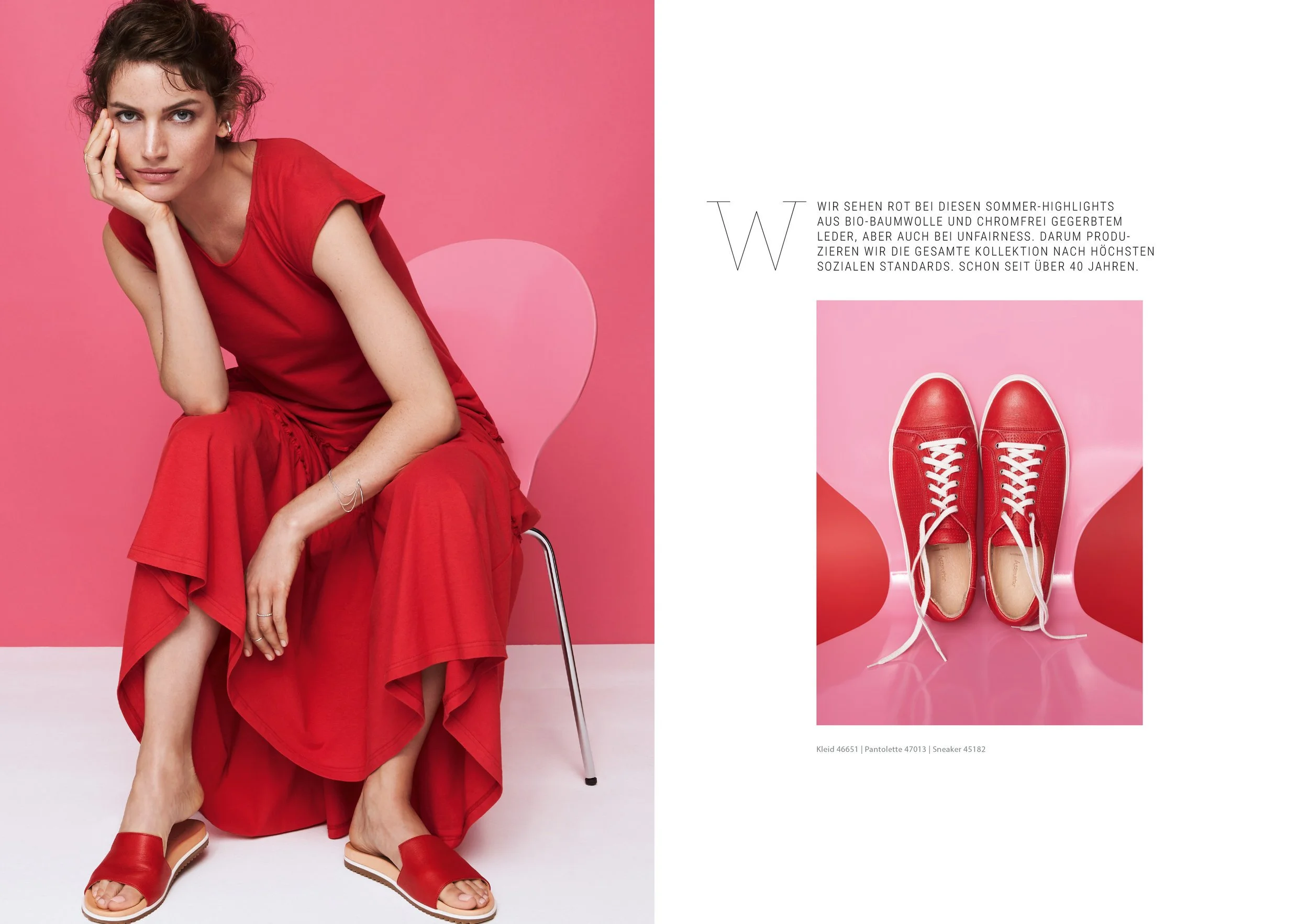 hessnatur Lookbook SS 2018 – Fashion & Beauty-Motiv 19, High-End-Retusche Bildergut.