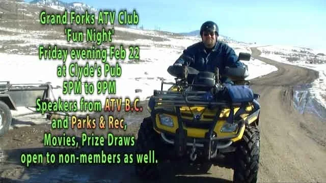 ATV Club Fun Night Coming Up