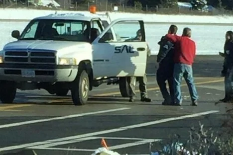 Hijacking at Castlegar's West Kootenay Regional Airport?