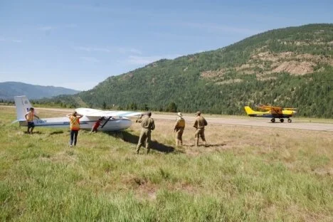 Trail/Castlegar/Nelson air cadets fly at Trail airport