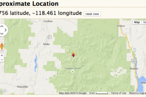 3000 acre fire burning in Washington; increases smoke in Boundary