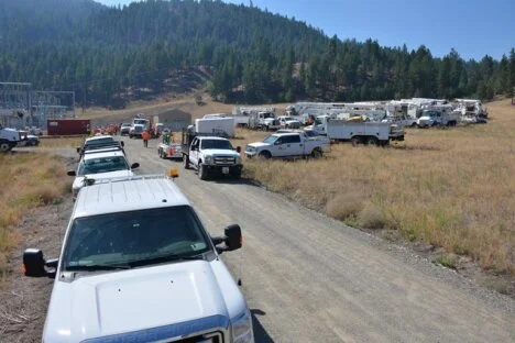 FortisBC crews working round the clock to repair wildfire damaged electrical infrastructure