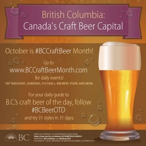 Toast to #BCCraftBeer Month