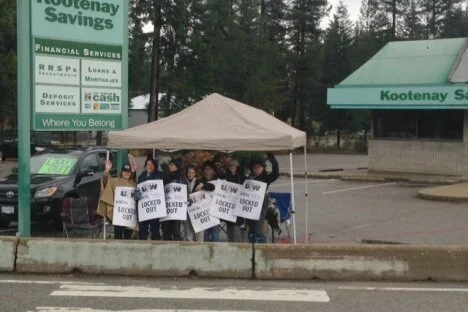 Kootenay Savings Credit Union locks out unionized employees Friday
