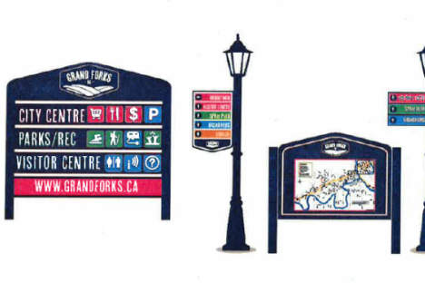 After community input received, wayfinding signage design tabled by city council