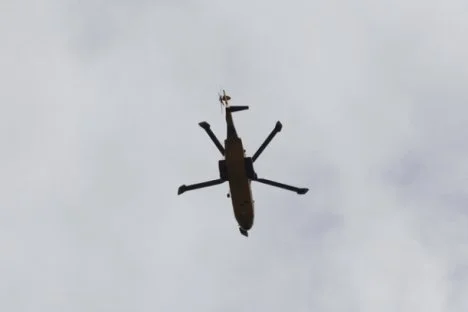 CH-149 Cormorant helicopter searches over Nelson Sunday for missing plane