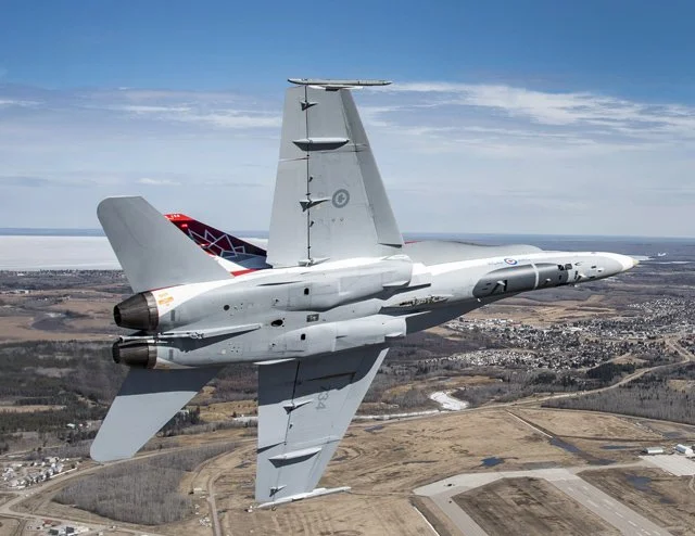 Nelson Air Cadet Grad pilots CF-188 Hornet over West Kootenay