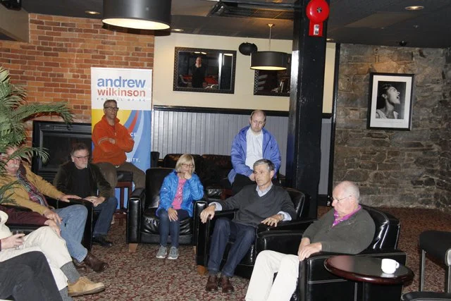 BC Liberal leadership candidate Andrew Wilkinson makes stop in Heritage City