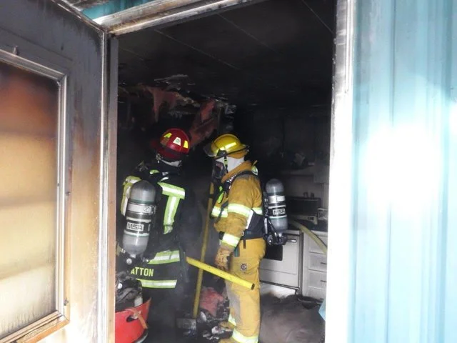 No one injured in Blewett Mobile Home Fire