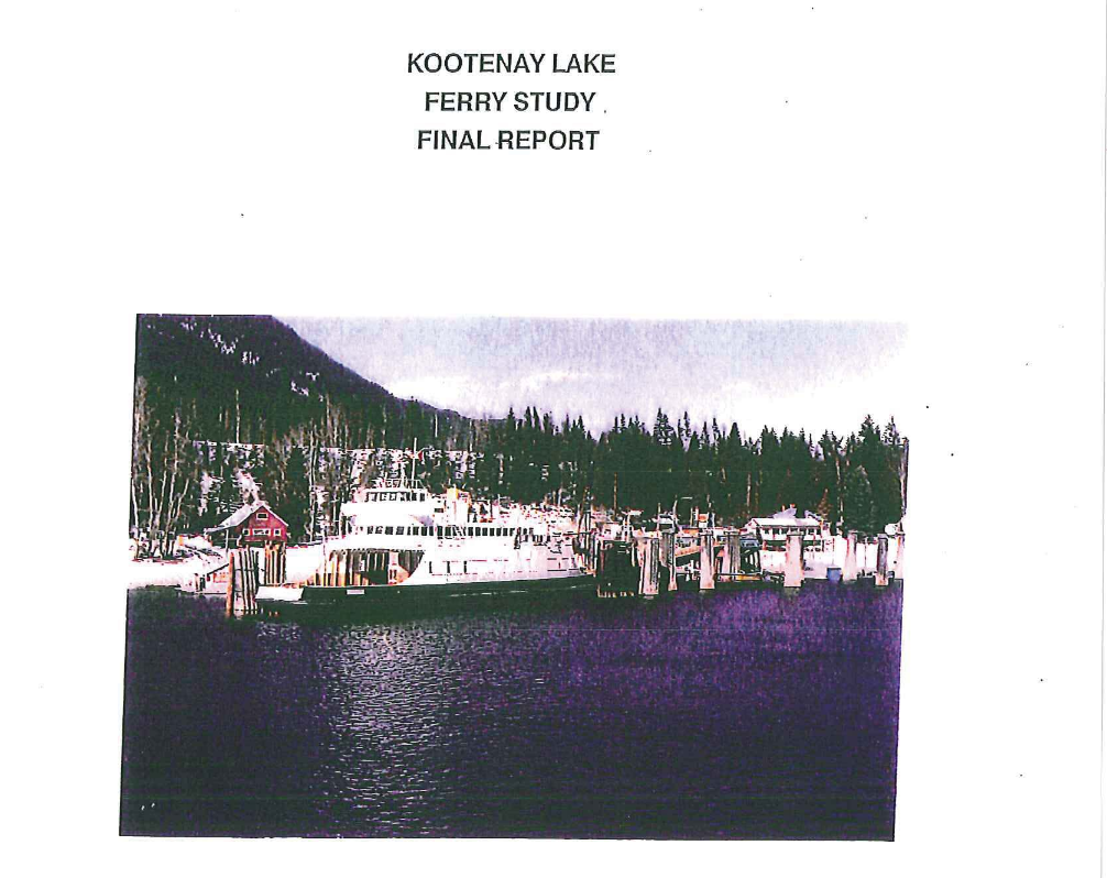 MOTI says Balfour location right choice for Kootenay Lake Ferry Terminal