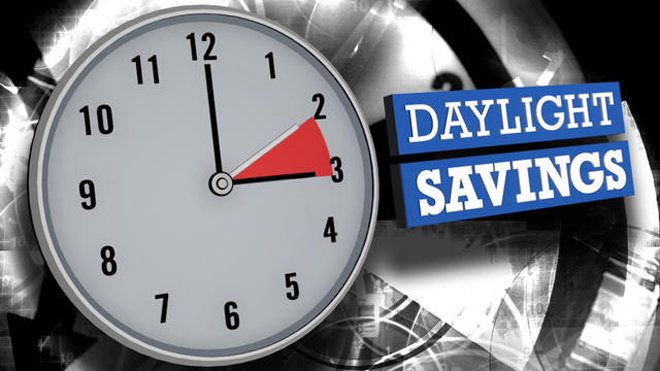 Spring forward into Daylight Savings Time Sunday