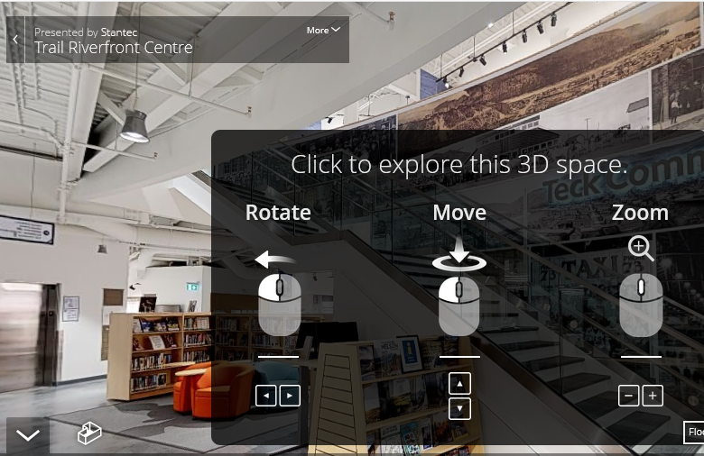 Trail uses tech to help you tour new facility