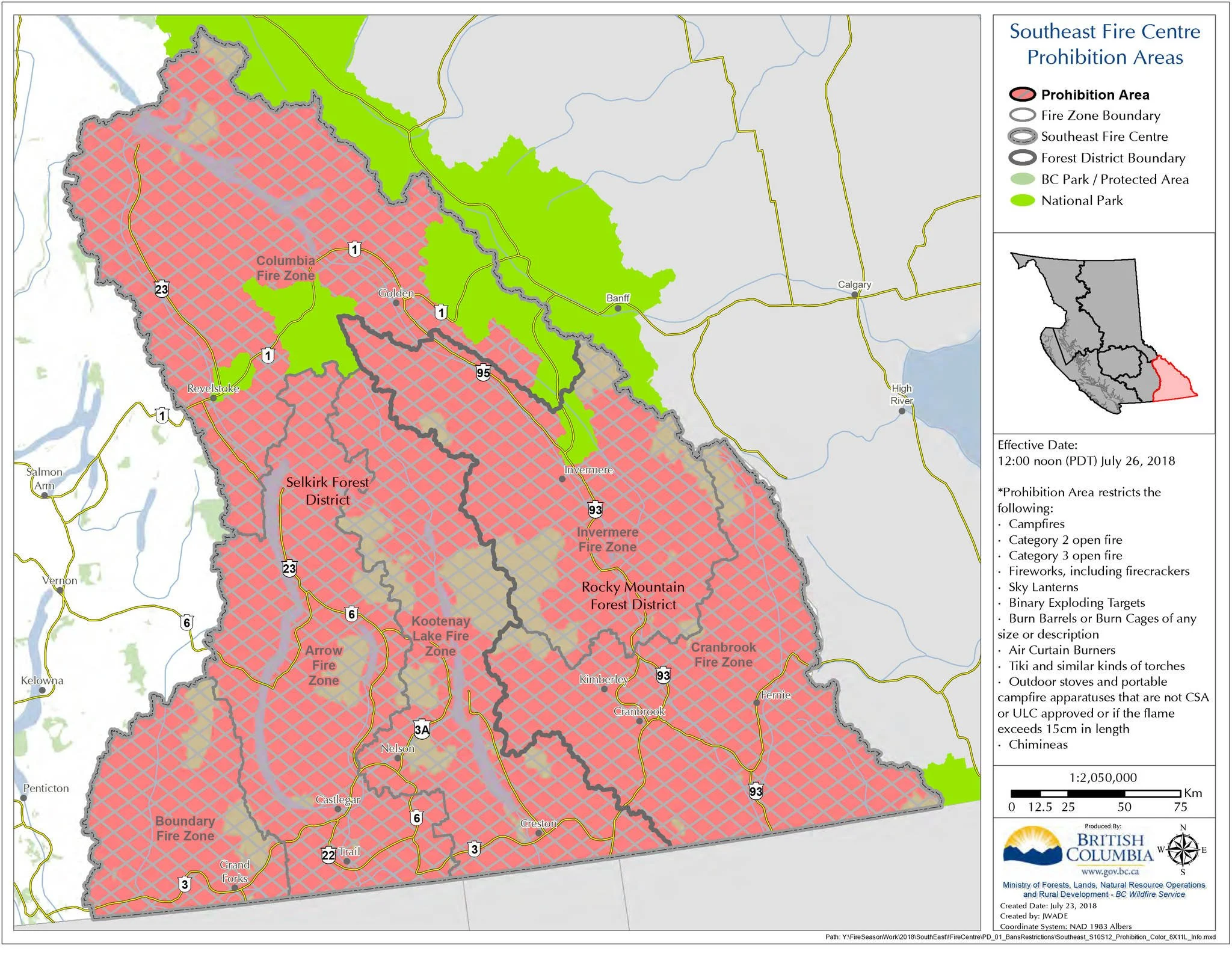 Campfire Ban Effective Thursday, July 26