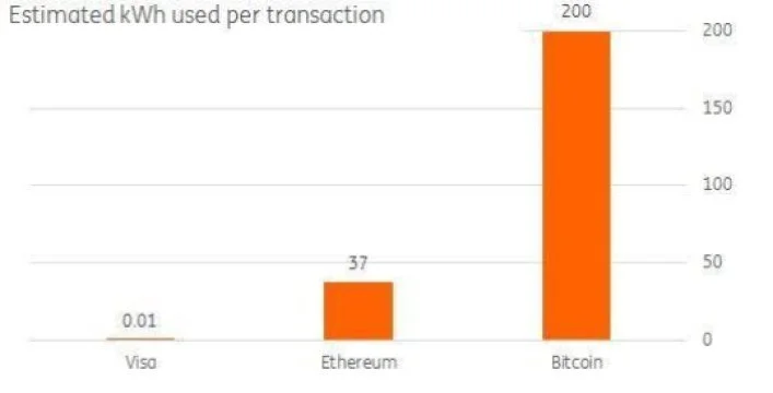 The trouble with Bitcoin -- Blockchain and life on earth