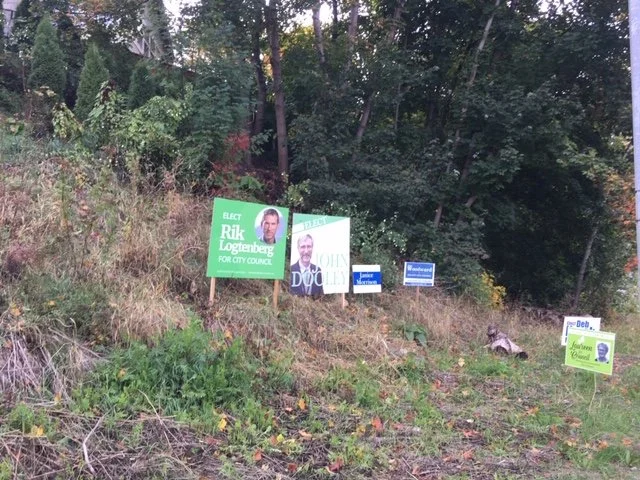 UPDATED: Nelson candidate signs found near Krestova