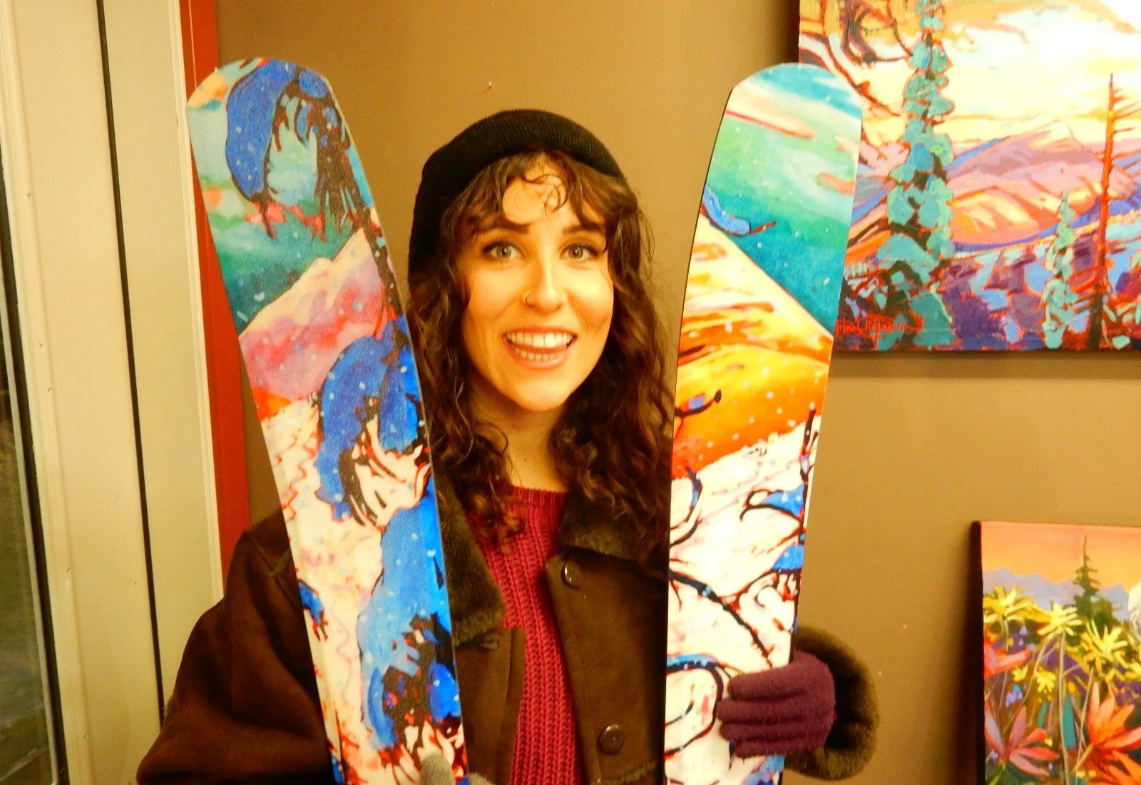 The lucky winner of that 'Artfully Rossland' contest