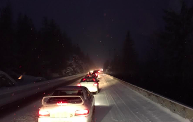Snowy conditions blamed for two-vehicle head-on collision near Grohman Narrows