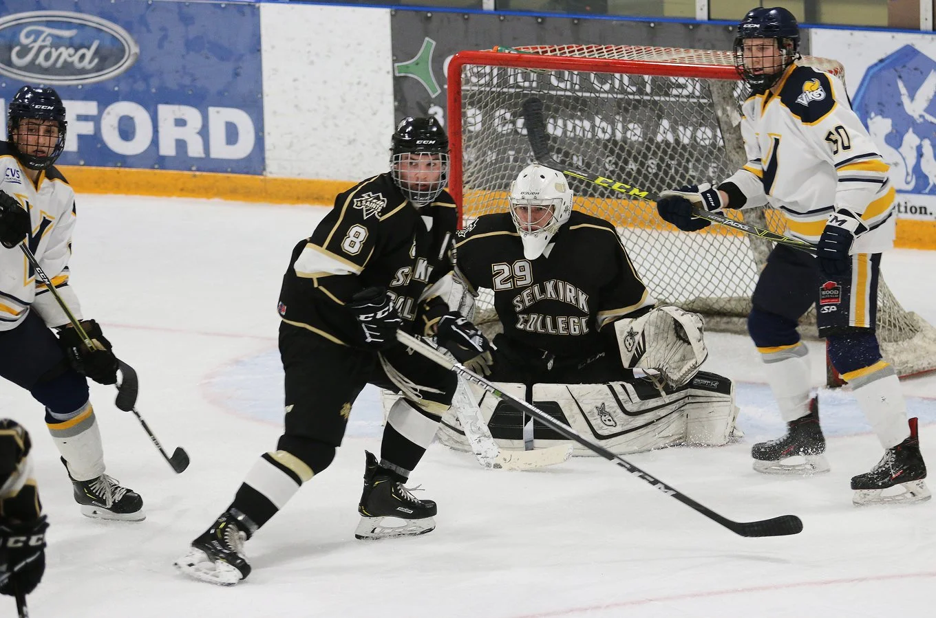 Saints edge up BCIHL standings with sweep of UVic