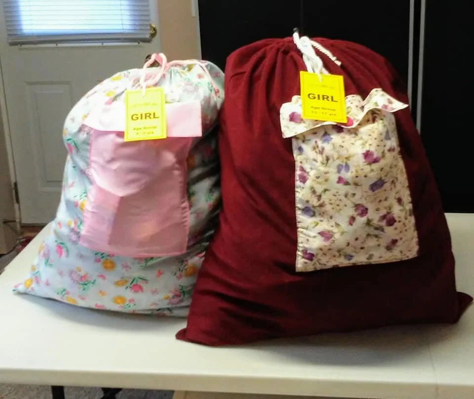 Locals helping kids/adults/seniors in crisis with Bags of Love