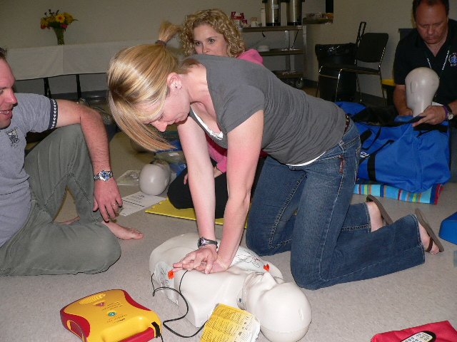 Students Learn to Save Lives with CPR, Defibrillator training